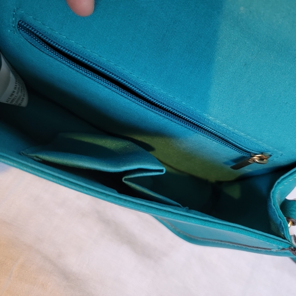 Turquoise Crossbody Bag - Picture 3 of 4